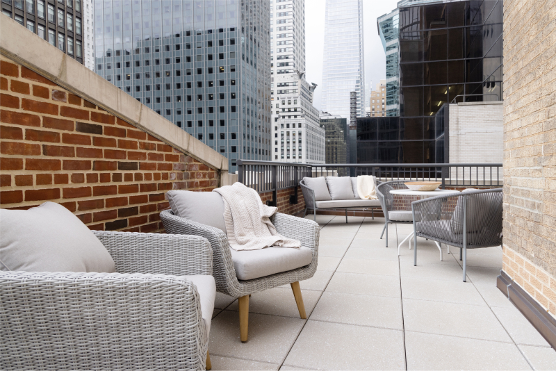 new york office outdoor patio space