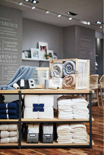 boll and branch store shelf